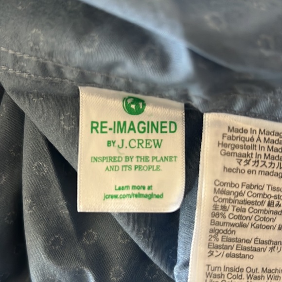 J.Crew men’s short sleeve shirt size L new - Picture 5 of 6